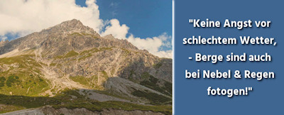 Landschaftsfotografie: Berglandschaften und Berge fotografieren