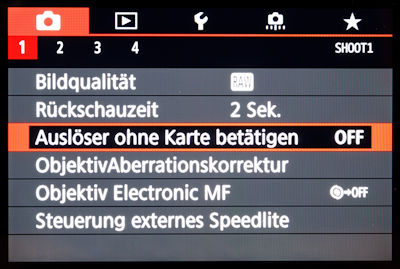 Tipps und Einstellungen Canon 6D Mark II - SHOOT1