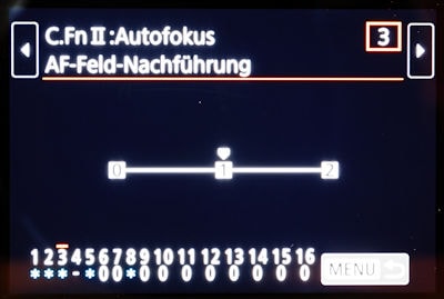 Tipps und Einstellungen Canon 6D Mark II - Custom Functions