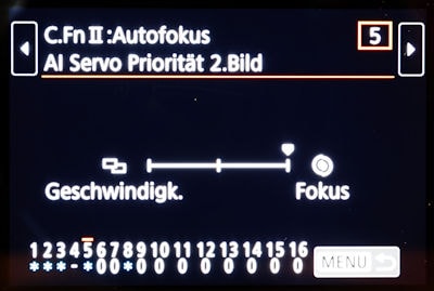Tipps und Einstellungen Canon 6D Mark II - Custom Functions