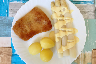 Schnitzel & Spargel zubereiten