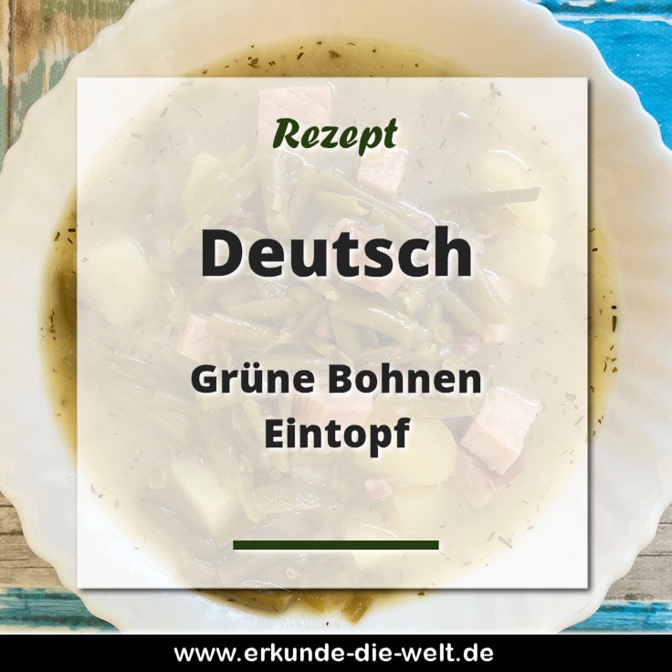Rezept - Grüne Bohnen Eintopf