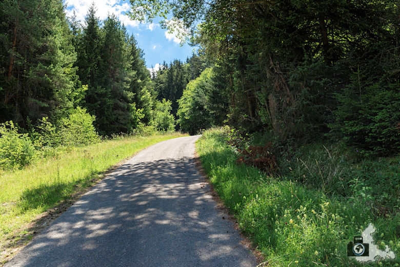 Wanderung Genießerpfad Himmelberg Runde - Waldweg