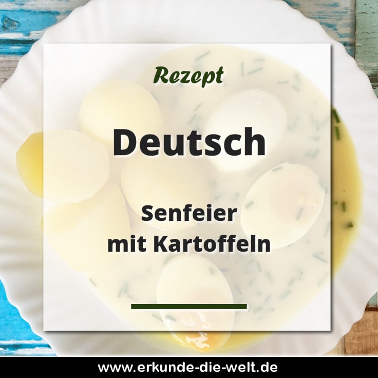 Rezept - Deutsche Küche - Senfeier mit Kartoffeln