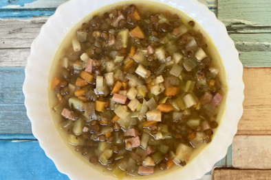 Linsensuppe