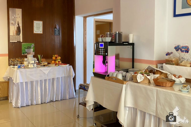 Frühstück im Hotel Luca