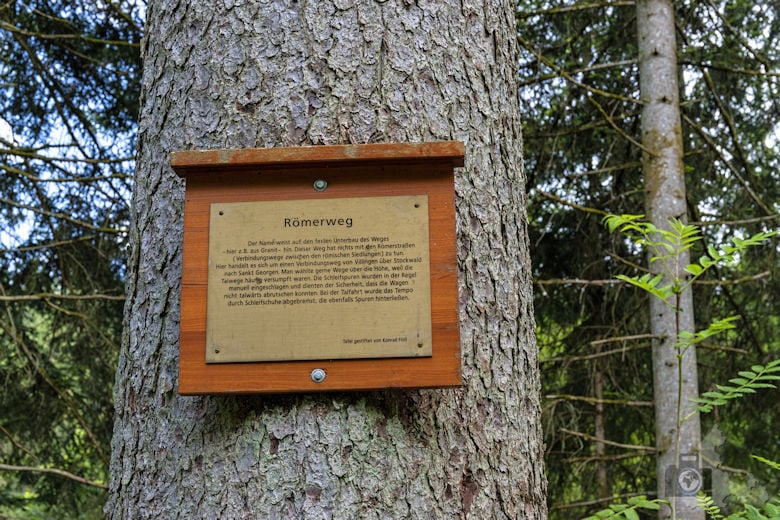 Schwarzwälder Genießerpfad - Waldpfad Groppertal - Hinweistafel