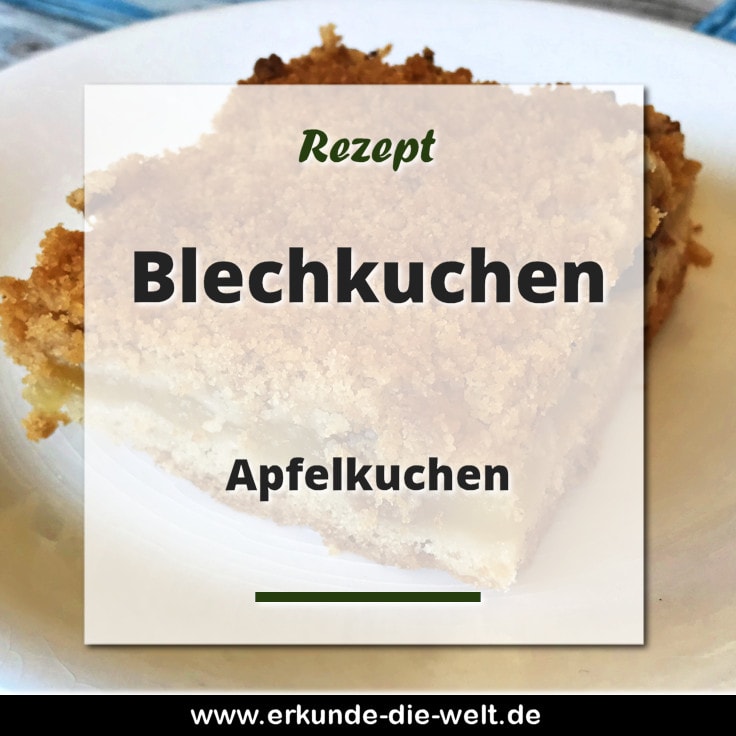 Apfelmus-Streusel-Blechkuchen Rezept