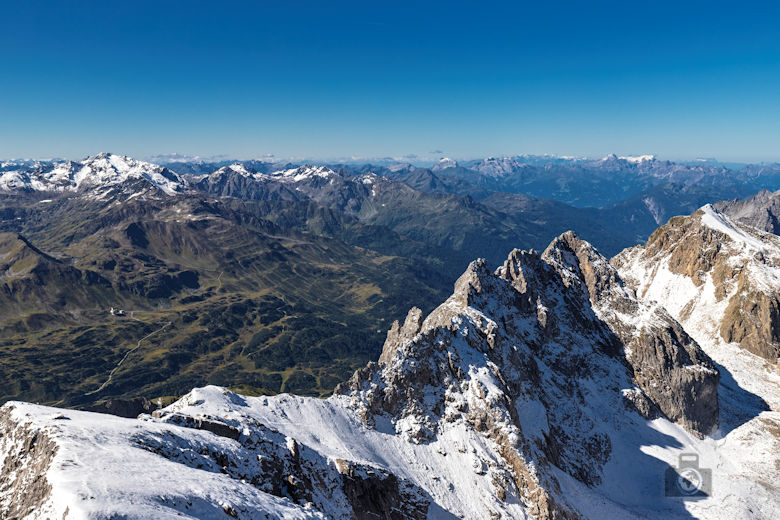 Valluga Gipfel Ausflug - Aussichtsplattform