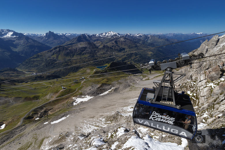 Valluga Gipfel Ausflug - Seilbahngondel
