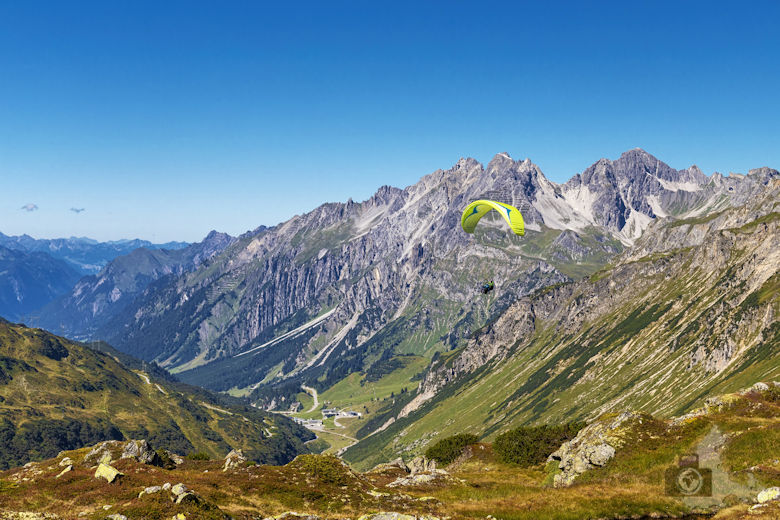 Galzig Rundwanderung Mutspuren - Paraglider