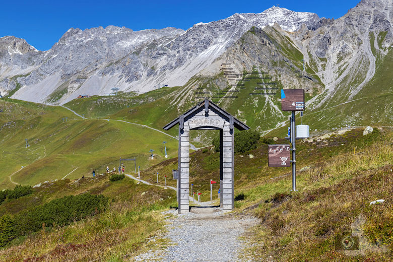 Galzig Rundwanderung Mutspuren - Wanderweg