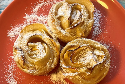 Apfelrosen Rezept