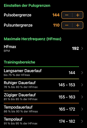 App Pulsalarm zur Pulsüberwachung