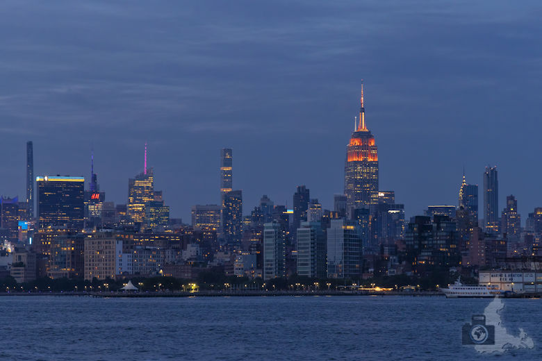 New York - Impressionen Hafenlichter Bootstour