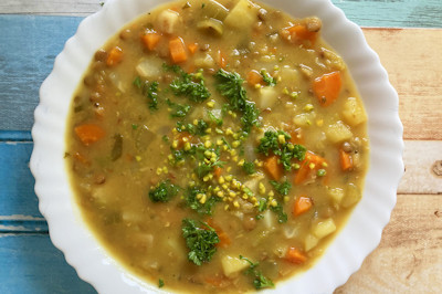 Asiatische Küche – Exotische Linsensuppe