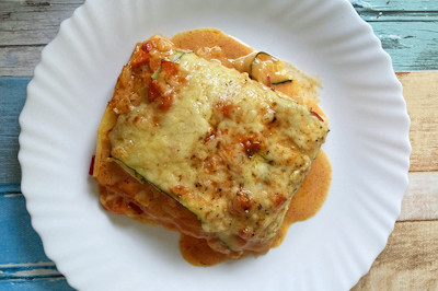 Vegetarische Küche – Gemüselasagne