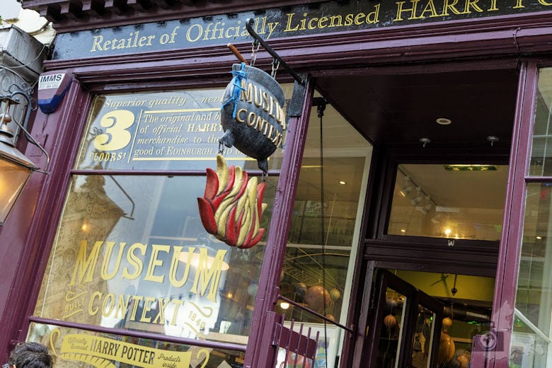 Edinburgh Highlights - Harry Potter Shop
