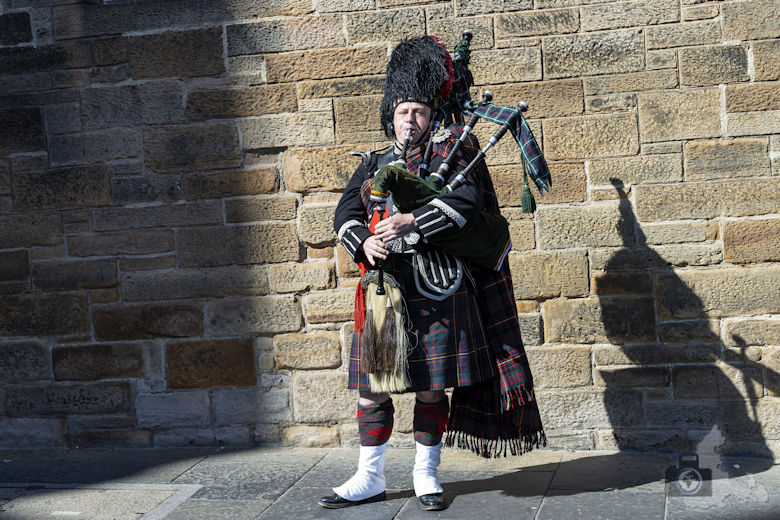 Edinburgh Highlights - Dudelsackspieler