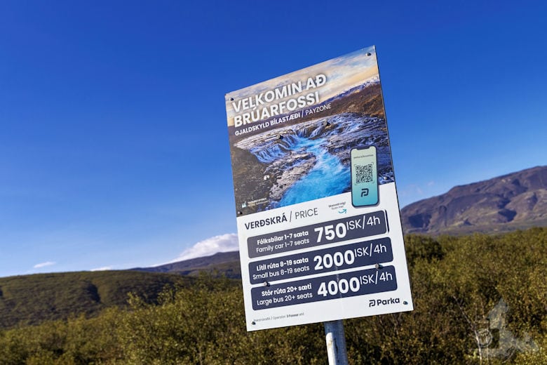 Reisebericht Island Golden Circle - Brúarfoss
