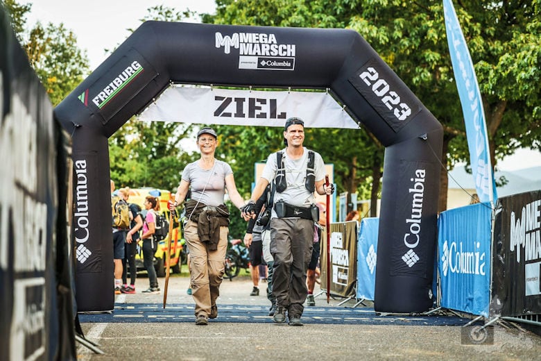 Megamarsch Freiburg 2023 - Ziel