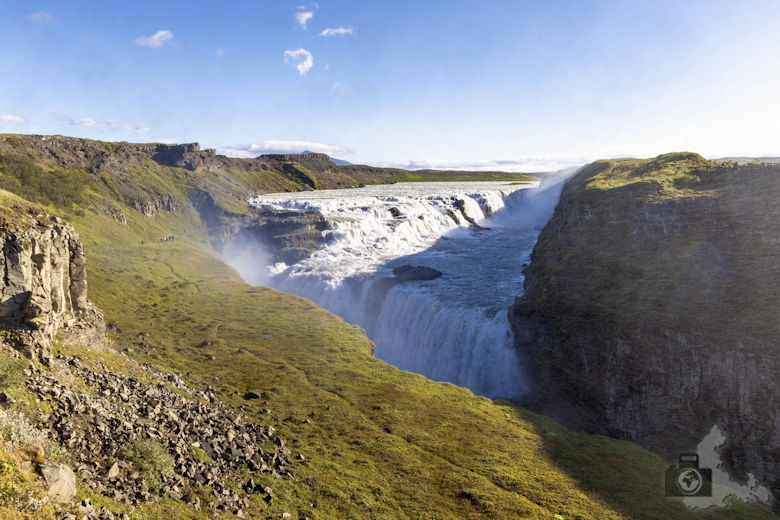 Islands Wasserfälle - Gullfoss