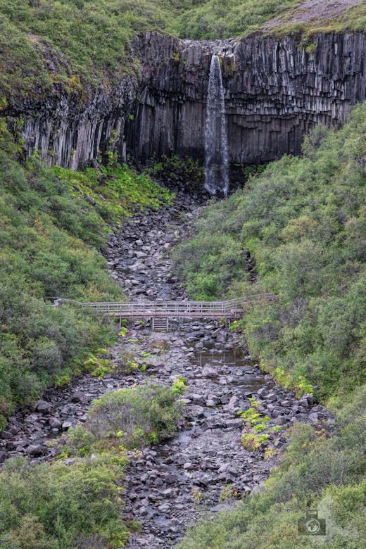 Wasserfall Svartifoss Island