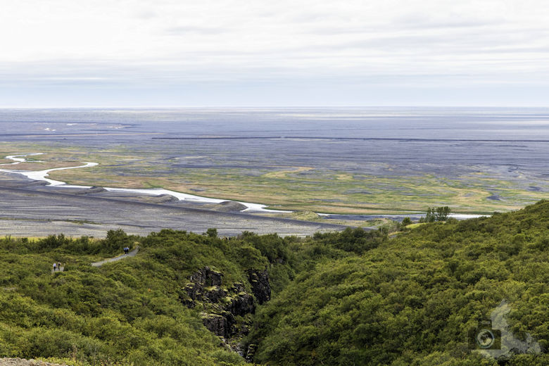 Wasserfall Svartifoss Island