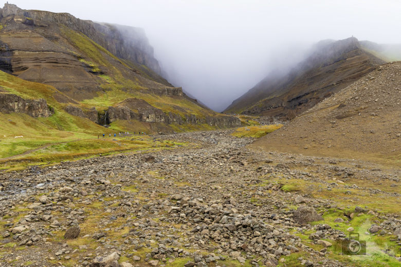 Hengifoss Wanderung, Island