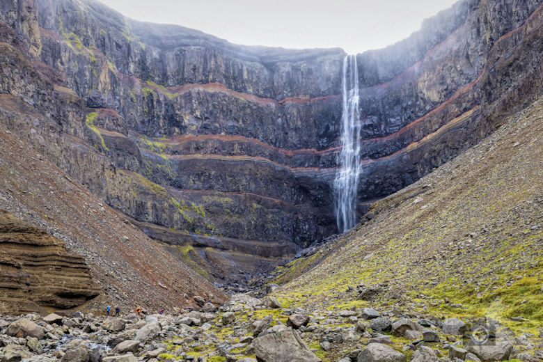 Hengifoss Wanderung, Island