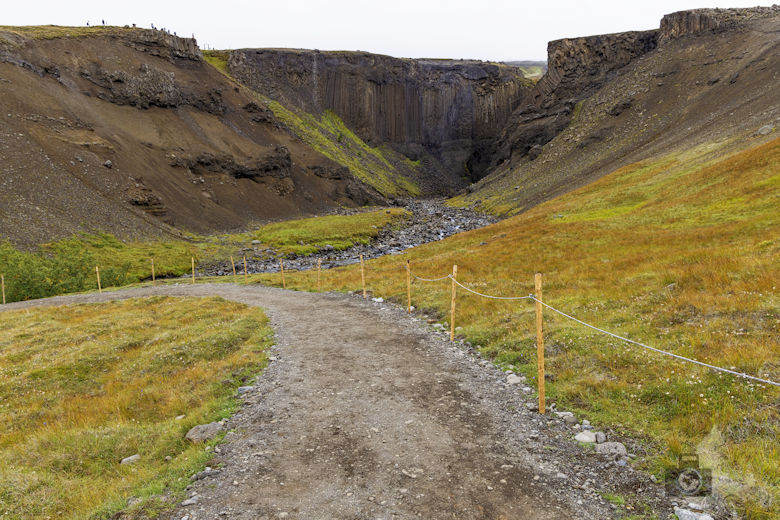 Hengifoss Wanderung, Island