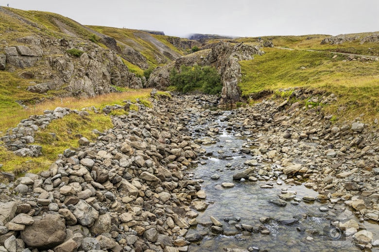 Hengifoss Wanderung, Island