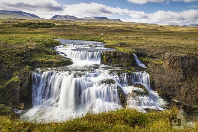 Islands Norden - Reykjafoss
