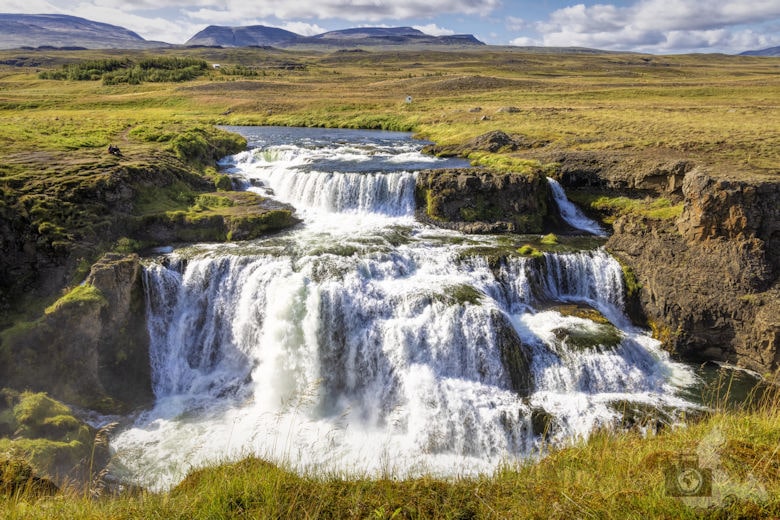 Islands Norden - Reykjafoss