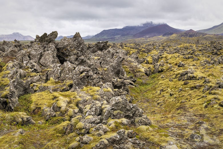 Island, Halbinsel Snæfellsnes, Lava Rocks Formations