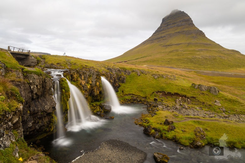 Island, Halbinsel Snæfellsnes, Kirkjufellsfoss
