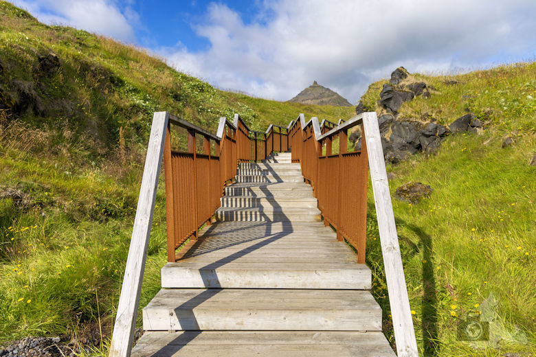 Island, Halbinsel Snæfellsnes, Küstenwanderung Hellnar Arnarstapi
