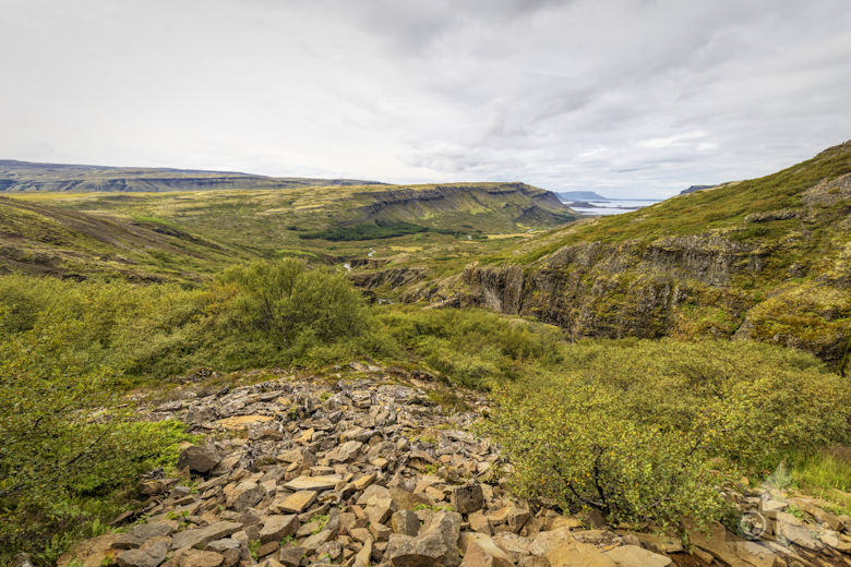 Glymur Wasserfall Wanderung - Tal Haukadalsvegur