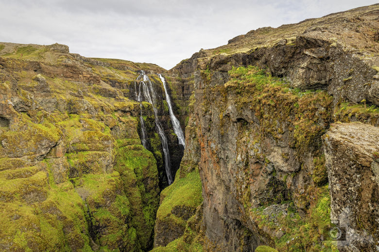 Glymur Wasserfall
