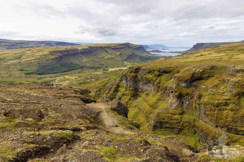 Glymur Wasserfall Wanderung - Tal Haukadalsvegur