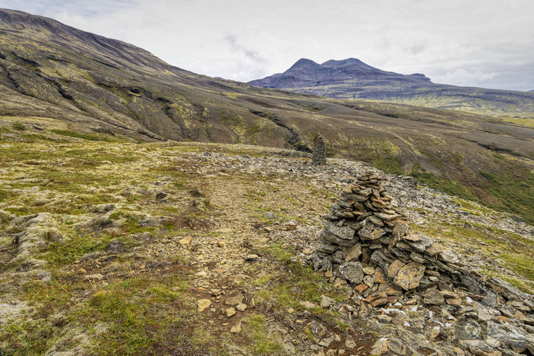 Glymur Wasserfall Wanderung