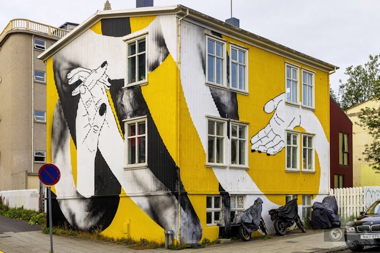 Street-Art & Graffitis in Reykjavik, Island
