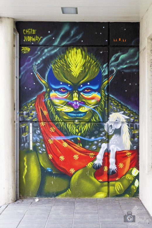 Street-Art & Graffitis in Reykjavik, Island