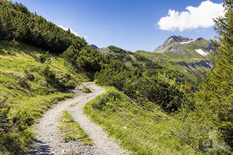 Fürstin-Gina-Weg, Malbun, Liechtenstein
