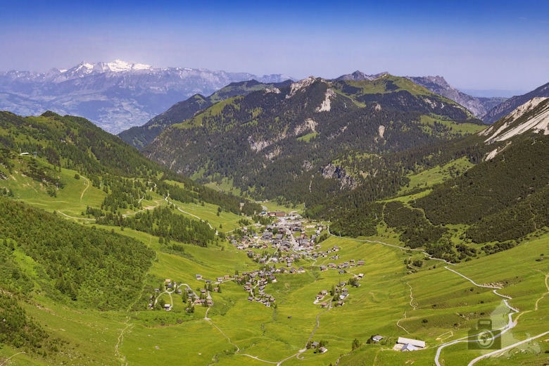 Fürstin-Gina-Weg, Malbun, Liechtenstein