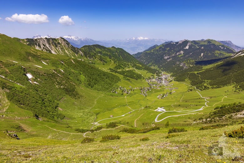 Fürstin-Gina-Weg, Malbun, Liechtenstein