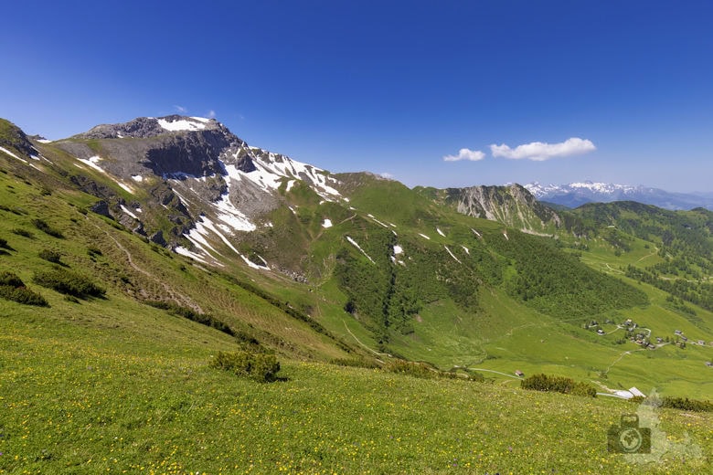 Fürstin-Gina-Weg, Malbun, Liechtenstein