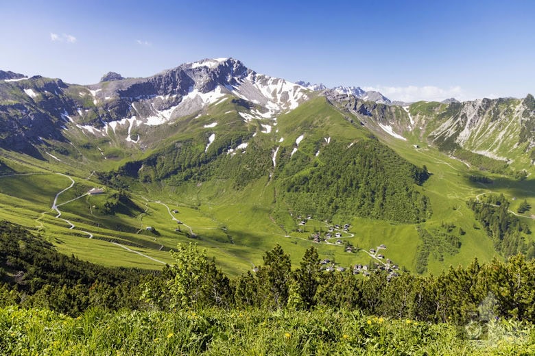 Fürstin-Gina-Weg, Malbun, Liechtenstein