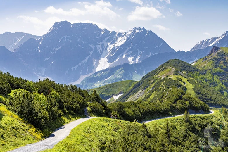 Fürstin-Gina-Weg, Malbun, Liechtenstein