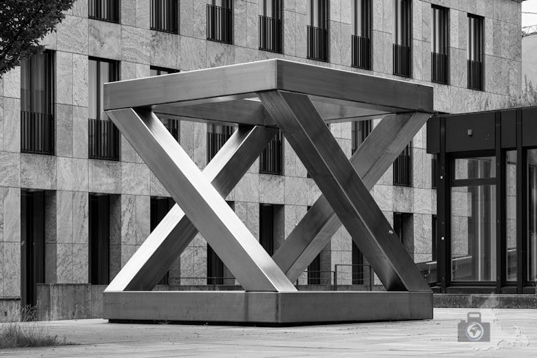 Kunstinstallation, Innenstadt Vaduz, Liechtenstein